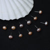Baroque Freshwater Pearl Alien Shape Stud Earrings S925 Sterling Silver Needle Jewelry