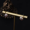 Baroque Freshwater Pearl Alien Shape Stud Earrings S925 Sterling Silver Needle Jewelry