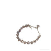 Baroque Freshwater Pearl Bracelet Copper Handmade Women's Light Luxury Style