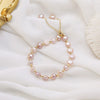 Baroque Freshwater Pearl Handmade Geometric Women's Bracelet