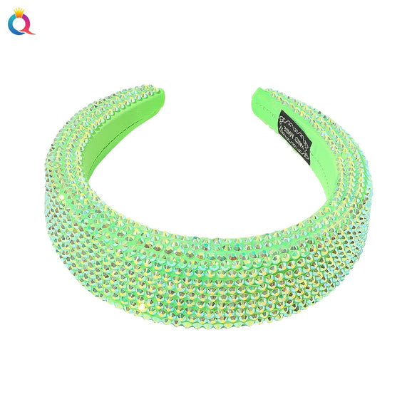 Baroque Handmade Cloth Rhinestone Headband For Women