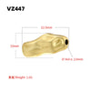 Baroque Irregular Facet Round Beads Copper Electroplated Diy Bracelet Necklace Beaded Accessories