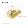 Baroque Irregular Facet Round Beads Copper Electroplated Diy Bracelet Necklace Beaded Accessories