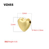 Baroque Irregular Facet Round Beads Copper Electroplated Diy Bracelet Necklace Beaded Accessories