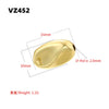 Baroque Irregular Facet Round Beads Copper Electroplated Diy Bracelet Necklace Beaded Accessories