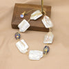 Baroque Natural Freshwater Pearl Retro Non Fading Handmade Electroplated Women's Bracelet With Geometric Styling