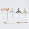 Baroque Pearl Accessories Copper Plated Butterfly Scepter Umbrella Witch Broom Samurai Sword Cane With Color Preservation And Electroplating