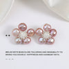 Baroque Petal Pearl Earrings S925 Silver Needle Handwoven Alien Shape Natural Freshwater Pearls For Women