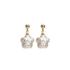 Baroque Plum Blossom Natural Freshwater Pearl Earrings S925 Silver Needle