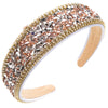 Baroque Rhinestone Crystal Headband Women's Geometric Hair Accessories