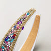 Baroque Rhinestone Crystal Headband Women's Geometric Hair Accessories