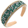 Baroque Rhinestone Crystal Headband Women's Geometric Hair Accessories
