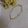 Baroque Special Shape Freshwater Pearl Copper Bracelet Minimalist Style For Women