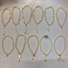 Baroque Special Shape Freshwater Pearl Copper Bracelet Minimalist Style For Women