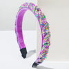 Baroque Style Alloy Woven Diamond Inlaid Hair Hoop Headband Women's Hair Accessories
