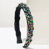 Baroque Style Alloy Woven Diamond Inlaid Hair Hoop Headband Women's Hair Accessories