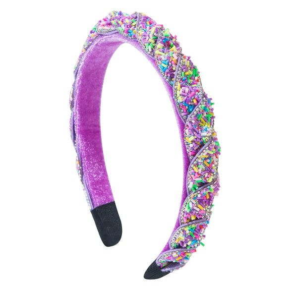 Baroque Style Alloy Woven Diamond Inlaid Hair Hoop Headband Women's Hair Accessories