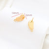 Baroque Style Copper Clad Gold Color Diy Handmade Hanging Earrings With Baking Paint