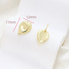 Baroque Style Copper Clad Gold Color Diy Handmade Hanging Earrings With Baking Paint
