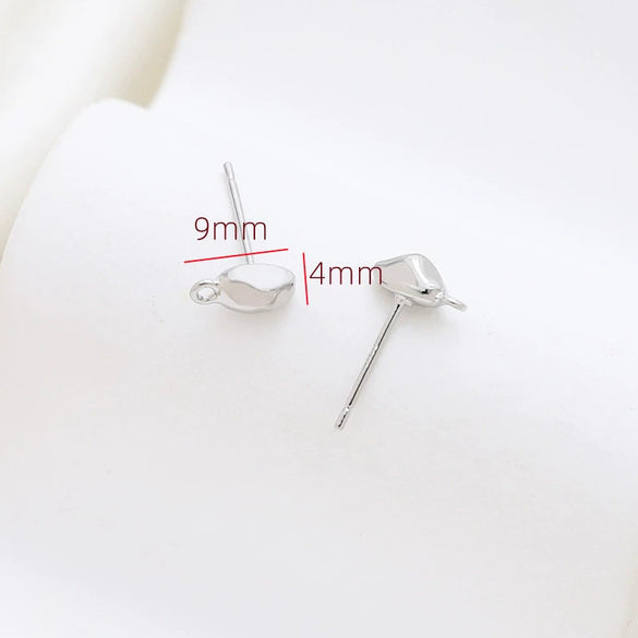 Baroque Style Copper Clad Gold Color Diy Handmade Hanging Earrings With Baking Paint