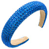 Baroque Style Diamond Inlaid Sponge Headband For Women