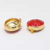 Baroque Style Handmade Jewelry Accessories With Copper Plated Real Gold Floating Zombie Hat Flower Electroplating Treatment