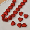 Baroque Style Love Heart Plastic Resin Imitation Shell Pearl Handmade Electroplated Ear Jewelry Accessories Material