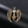 Baroque Style Rabbit Heart Shape Bow Knot Alloy Enamel Inlay Zircon Women'S Brooches
