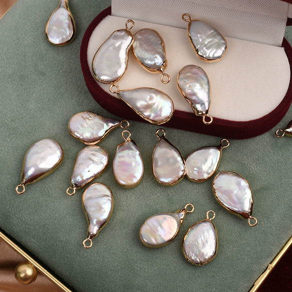 Baroque Water Drop Freshwater Pearl Loose Beads Jewelry Accessories Material