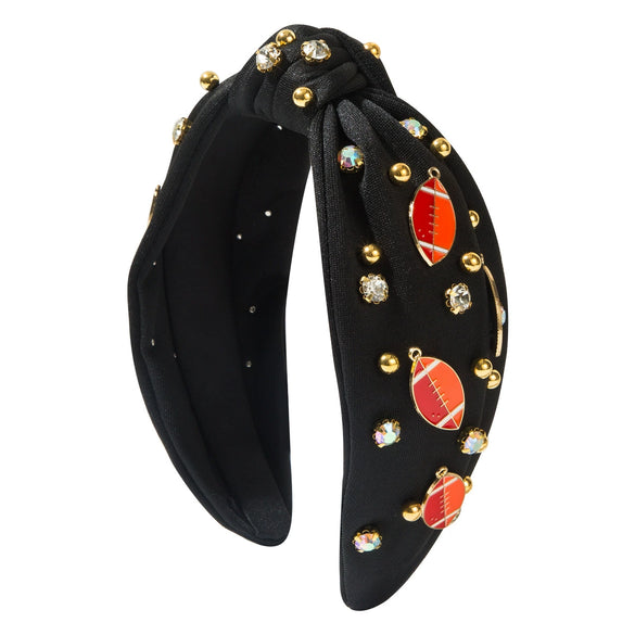 Baseball Accessories Headband Cloth Rhinestone Simple Style Women's