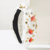 Baseball Accessories Headband Cloth Rhinestone Simple Style Women's