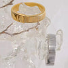 Basic Classic Style Solid Color 304 Stainless Steel 18K Gold Plated Bangle In Bulk