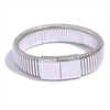 Basic Classic Style Solid Color 304 Stainless Steel 18K Gold Plated Bangle In Bulk