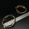Basic Classic Style Solid Color Alloy Wholesale Bangle