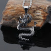 Basic Dragon Titanium Steel 18K Gold Plated Men'S Necklace