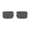 Basic Lady Solid Color Pc Square Frameless Women'S Sunglasses