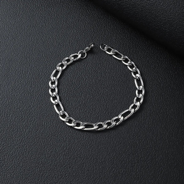 Basic Modern Style Classic Style Geometric Solid Color Titanium Steel Polishing Unisex Bracelets