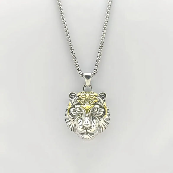 Basic Modern Style Classic Style Tiger 201 Stainless Steel Alloy Unisex Pendant Necklace
