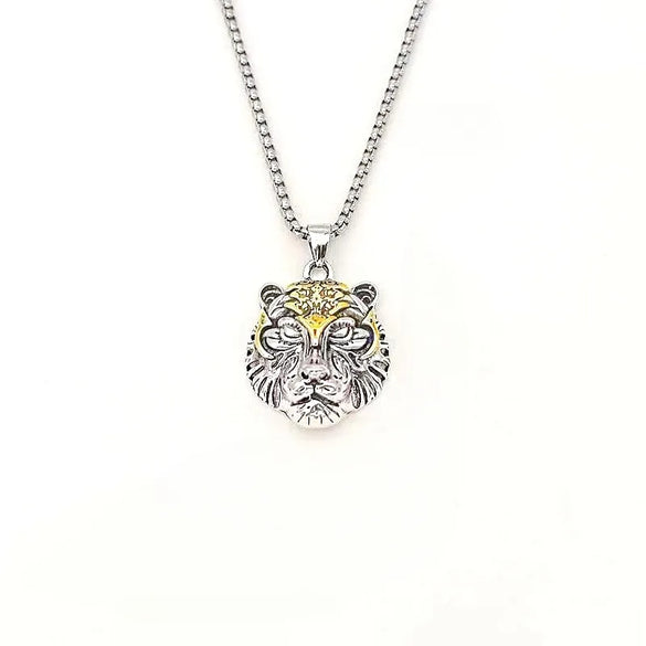 Basic Modern Style Classic Style Tiger 201 Stainless Steel Alloy Unisex Pendant Necklace