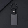 Basic Modern Style Geometric Customization Laser Engraving 201 Stainless Steel Pu Leather Plating Unisex Bag Pendant Keychain