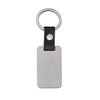 Basic Modern Style Geometric Customization Laser Engraving 201 Stainless Steel Pu Leather Plating Unisex Bag Pendant Keychain