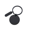 Basic Modern Style Geometric Customization Laser Engraving Metal Plating Unisex Bag Pendant Keychain