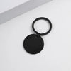 Basic Modern Style Round Customization Laser Engraving 201 Stainless Steel Plating Unisex Bag Pendant Keychain