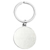 Basic Modern Style Round Customization Laser Engraving 201 Stainless Steel Plating Unisex Bag Pendant Keychain