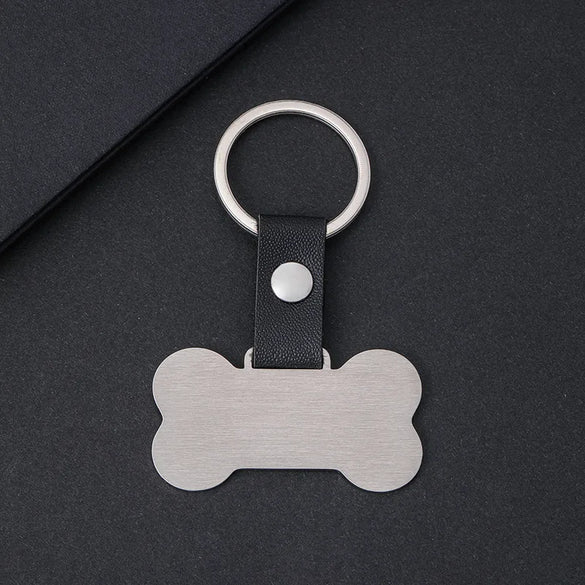 Basic Modern Style Simple Style Customization Laser Engraving Unforgettable 201 Stainless Steel Pu Leather Plating Unisex Bag Pendant Keychain
