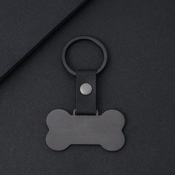 Basic Modern Style Simple Style Customization Laser Engraving Unforgettable 201 Stainless Steel Pu Leather Plating Unisex Bag Pendant Keychain