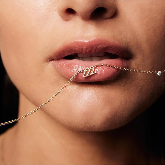 Basic Number Stainless Steel Plating 18k Gold Plated Necklace