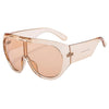 Basic Retro Solid Color Pc Special-Shaped Mirror Full Frame Women'S Sunglasses