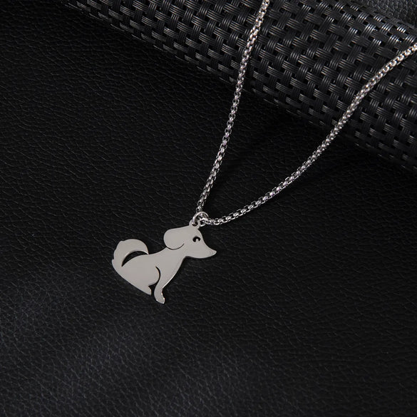 Basic Simple Style Classic Style Dog 201 Stainless Steel Unisex Pendant Necklace