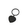 Basic Simple Style Customization Laser Engraving Heart Shape 201 Stainless Steel Plating Unisex Bag Pendant Keychain
